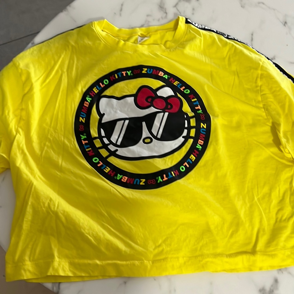 Zumba wear and hello kitty T-shirt